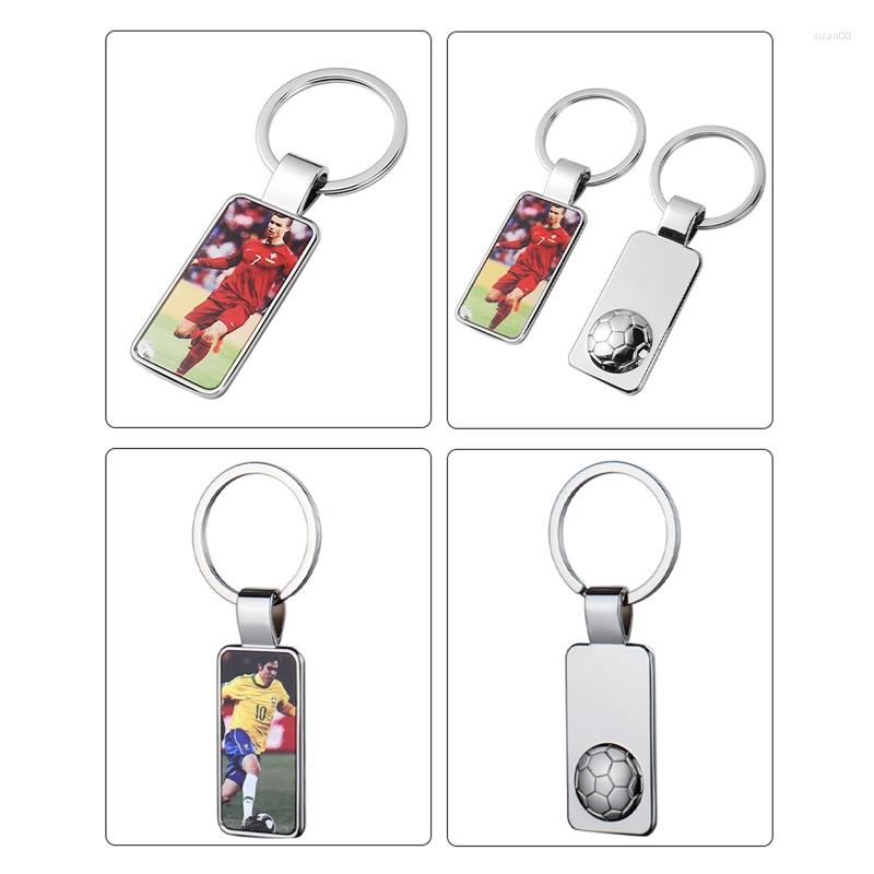 

Keychains Sublimation Keychain Football Pendant Rectangle Blank For DIY Craft Unisex Gift