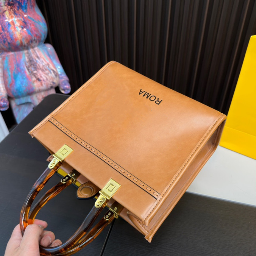 

Newest Ladies Totes Large Capacity Handbags Brand Women Shopping Bag Shoulder Crossbody Bags Delicate Handle with Top Quality 25cm, Black