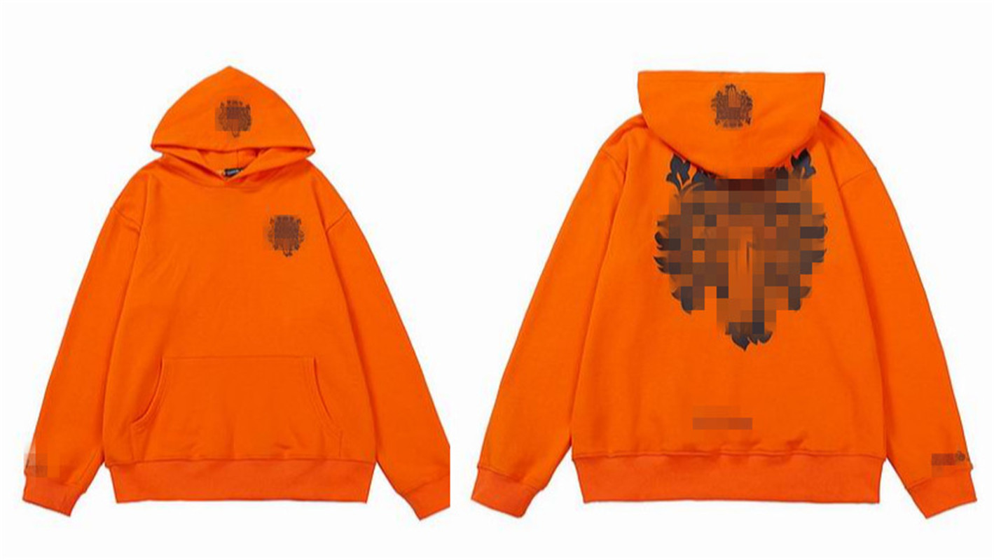 

Classic Designer Hoodies Chromes Luxury Men Women Zipper Sweatshirts Horseshoe Heart Sanskrit Cross Print Pullover Hooded High Quality Sweater Sweatshirtss, Customize-zzz