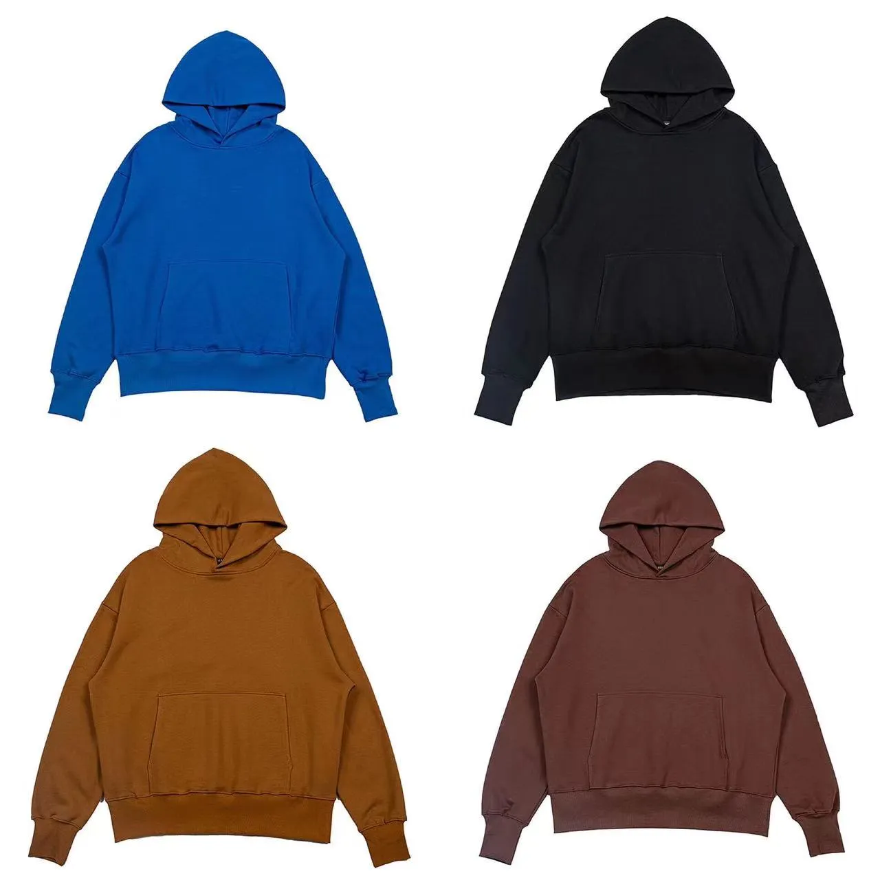 

Embroidered solid color hooded sweatshirt OU64 ins men's and women's fashion trend loose versatile hoodies