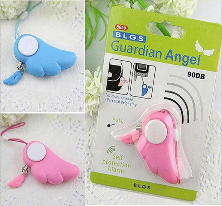 

Wings Lady Defensive Electronic Alarm Safe Stable Mini Portable Keychain Alarm Safe Panic Anti Attack Self Defence 3762607