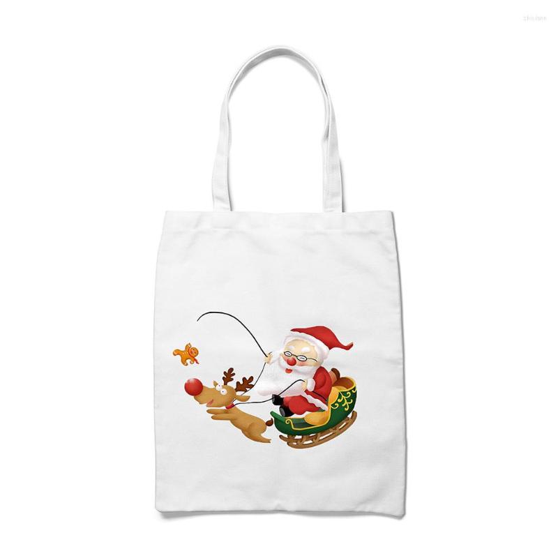 

Evening Bags Christmas Party Handbags Women Shoulder Bag Canvas Tote Summer Beach Daily Use Handbag Eco Shopping, Picture shown