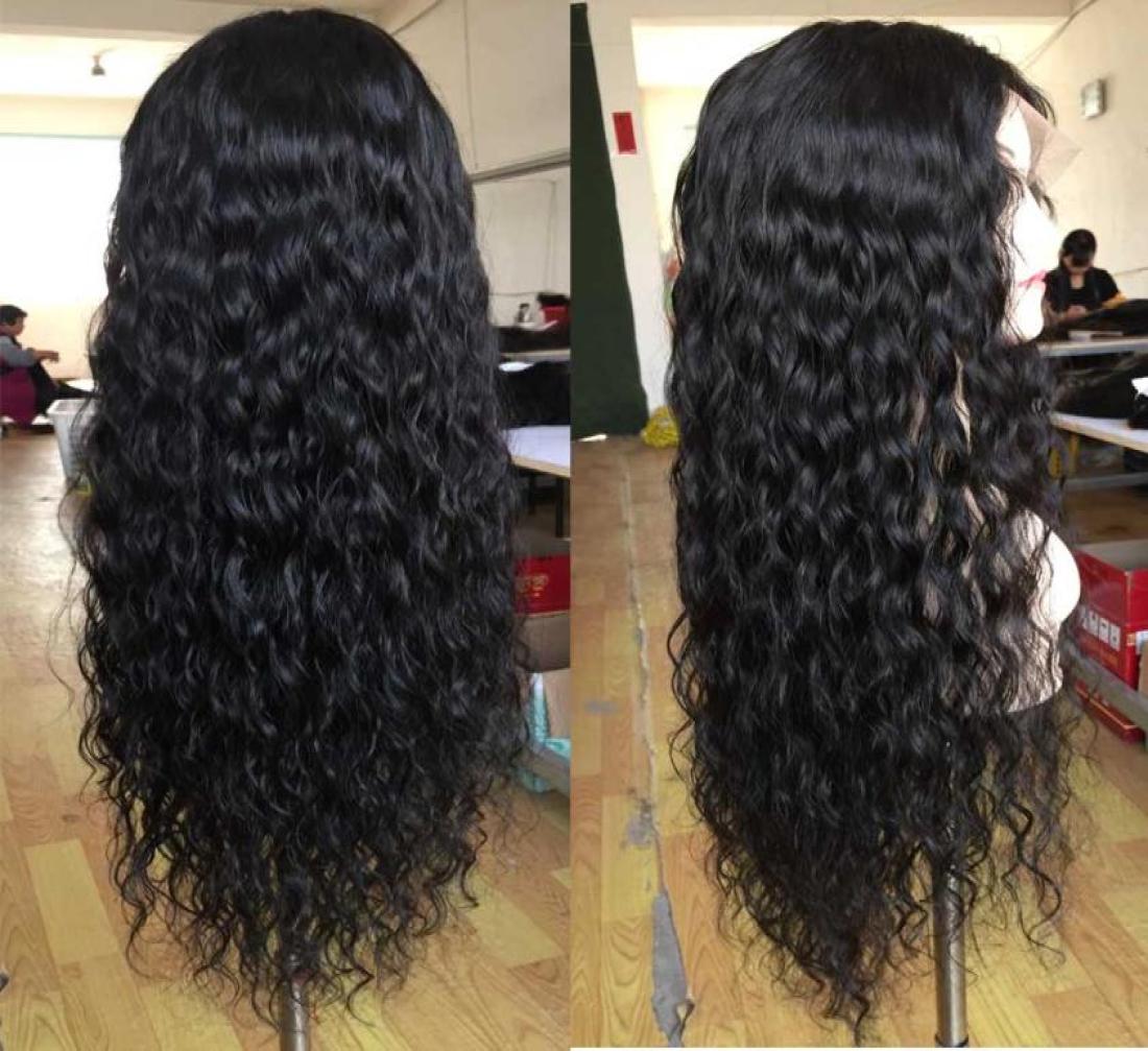 

13x4 Loose Deep Wave Frontal Wig Water Wave Pre Plucked Wet And Wavy 13x6 Curly Lace Front Human Hair Wigs8446398, Natural color