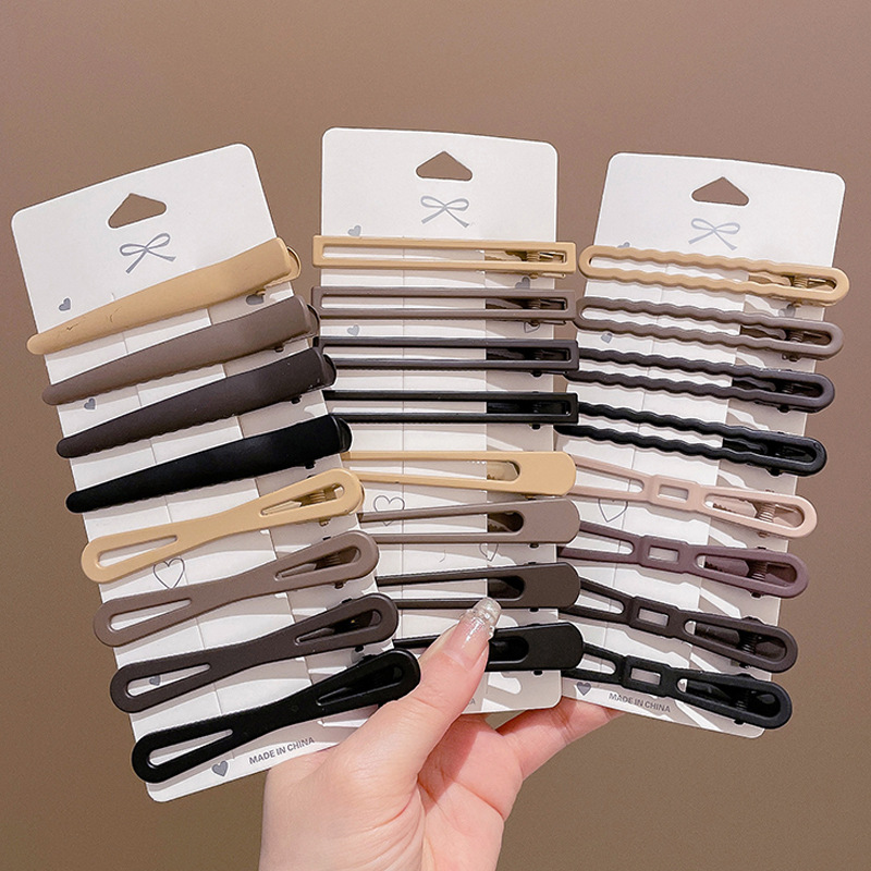 

Fashion blogger designer jewelry Hair clip and duckbill clip on the side of the forehead accessories Barrettes hair wholesale FJ05