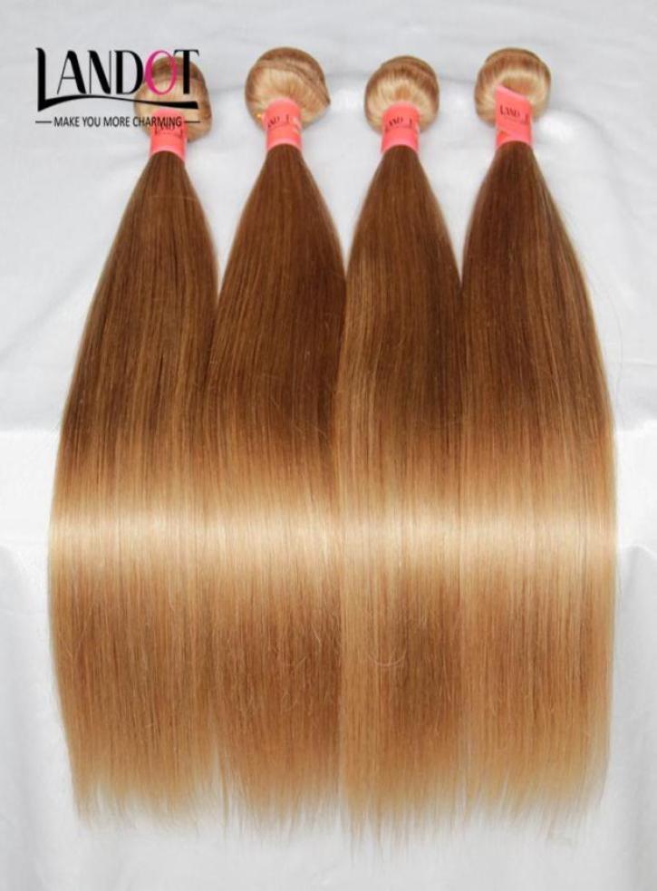 

Honey Blonde Brazilian Human Hair Weave Bundles Color 27 Peruvian Malaysian Indian Eurasian Russian Silky Straight Remy Hair Exte41581014