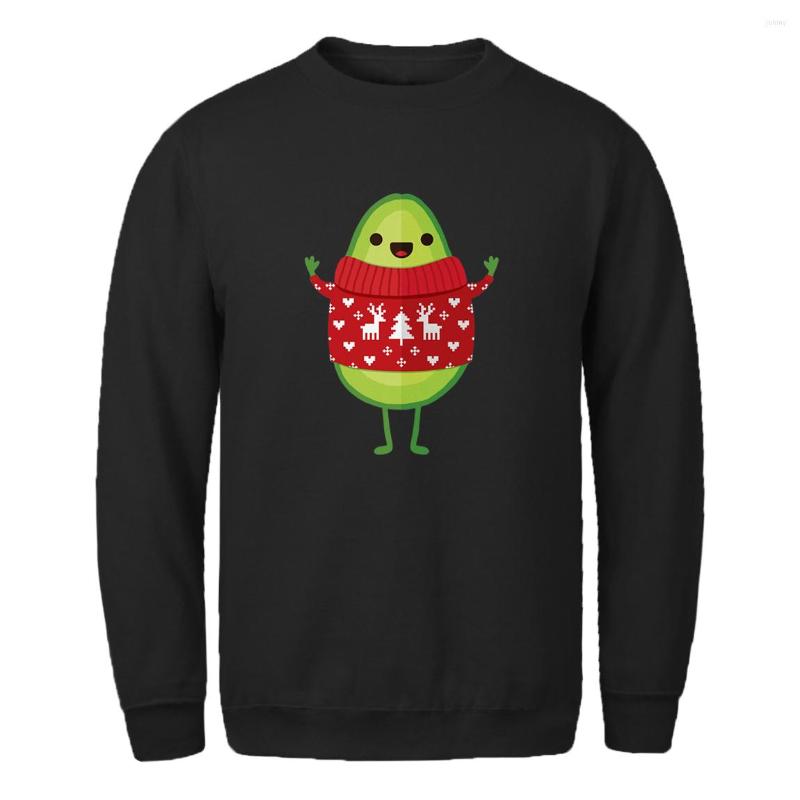 

Men' Hoodies Christmas Avocado Long Sleeve Sweatshirts Men Arrival Brand Clothing Harajuku Tracksuits Hip Hop Moletom Masculino, Red 6