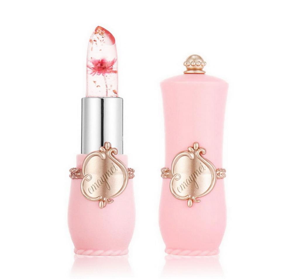 

Make Up lip balms flower Jelly Lipstick Crystal Lip Stick Lips Balm Waterproof Easy to Wear Moisturizer Nutritious Beauty balsamo 2858102, Red