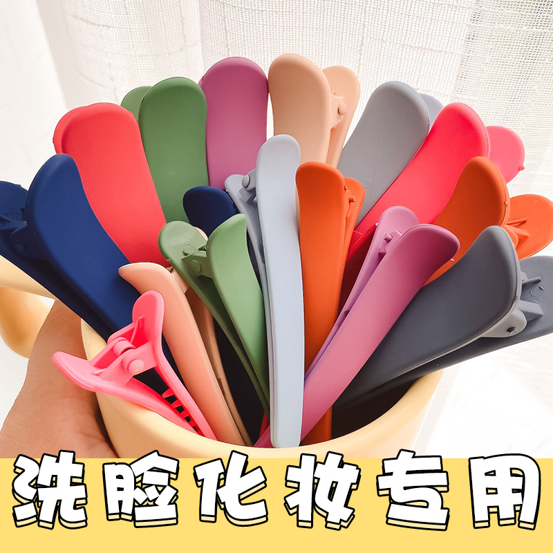 

Fashion blogger designer jewelry No trace hair clip, large side bangs, broken hair, duck beak, hair clip accessories Barrettes hair wholesale FJ03