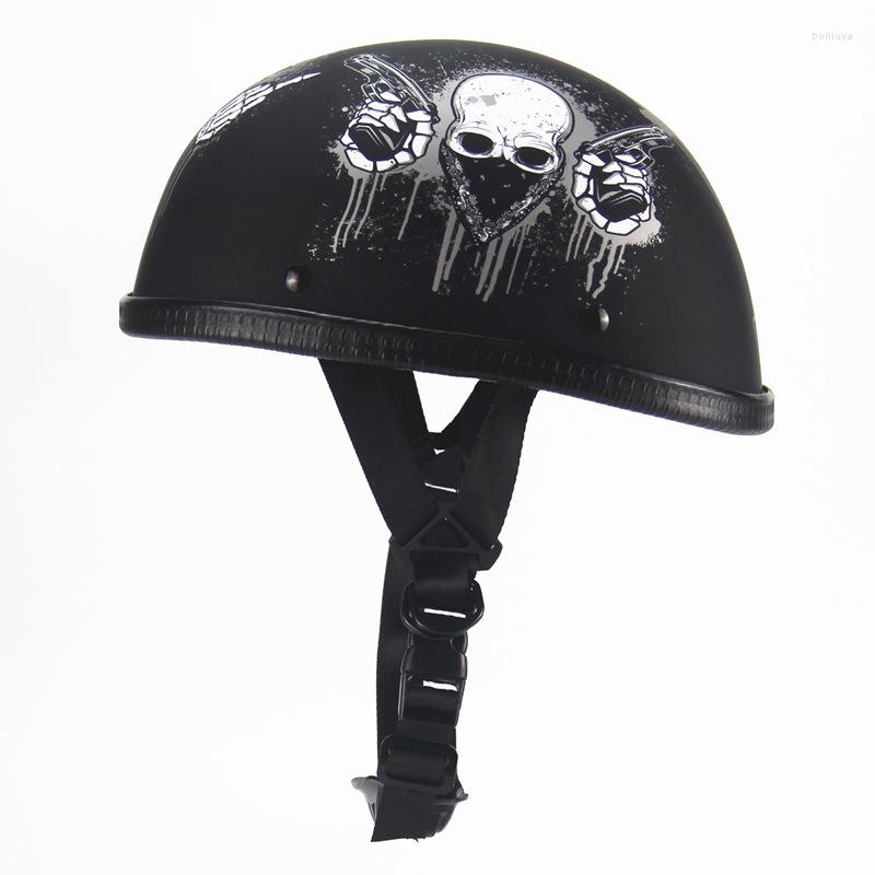 

Motorcycle Helmets Scoop Helmet Personality Summer Japanese Retro Ee Half Equipment, Discounted items