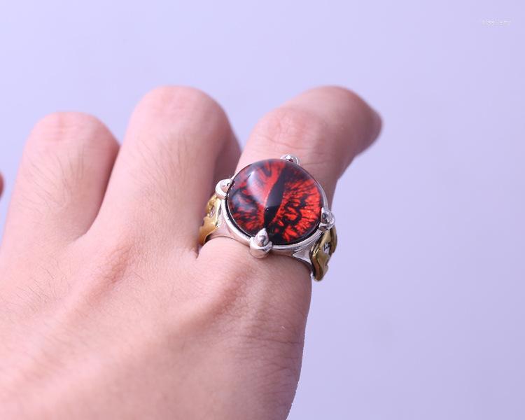 

Cluster Rings Solid 925 Sterling Silver MENS Men Eye Punk Ring Jewelry Gift A5722