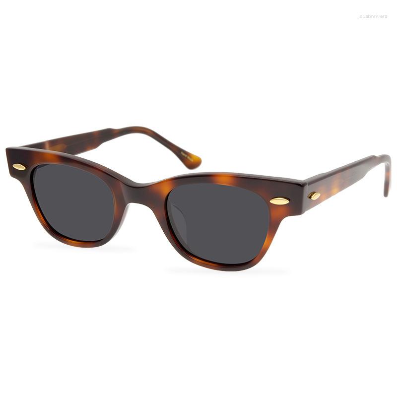 

Sunglasses 2023 Fashion Women's Top Quality Acetate Polarized Women Vintage Luxury Designer Sunglass