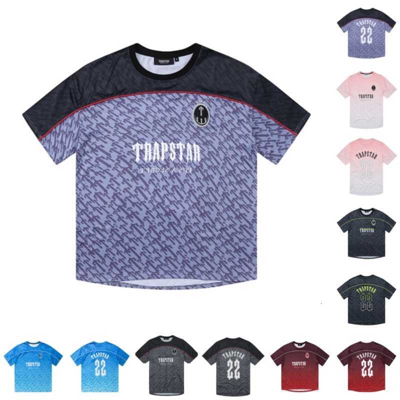 

Trapstar t Shirt Mens Designer Football Jersey Summer Casual Hip Hop Streetwear Breathable Tees Street Fashion Tops Ng96, Purple