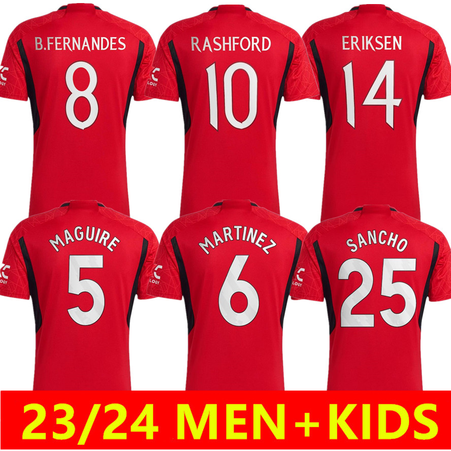 

23 24 SANCHO RASHFORD Soccer jerseys Fans Player ANTONY ERIKSEN B.FERNANDES 2023 2024 CASEMIRO Elanga MANS UTDS VARANE MAGUIRE MARTINEZ football shirts, 23 24 away aldult player ucl