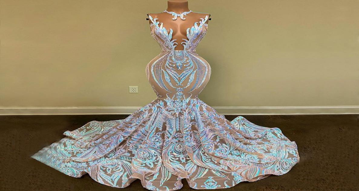 

Sparkly Sequined Lace Mermaid Prom Dresses Illusion Deep V Neck Evening Gowns Sweep Train Custom Made Plus Size Formal Dress2816722, Gold