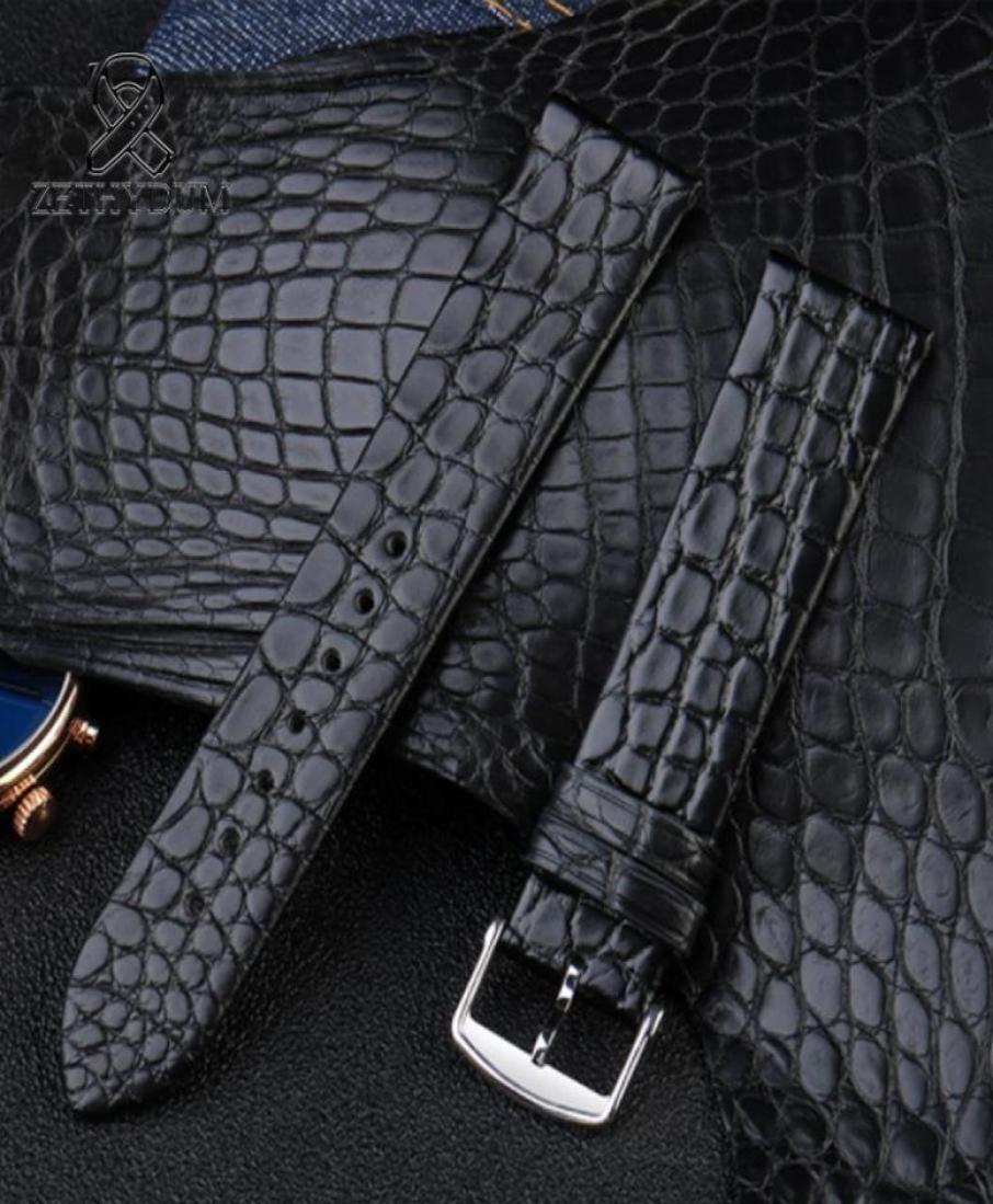 

Watch Bands Genuine American Crocodile Skin Strap Alligator Leather Band Replacement Deployment 13mm 14mm 16mm 18mm 19mm 20mm5069134