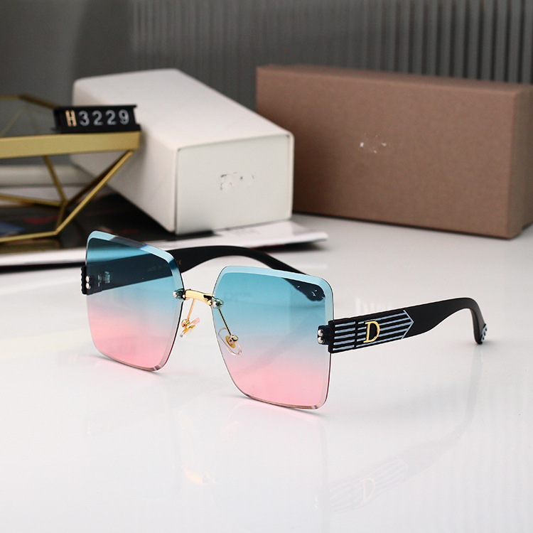 

brand mens sunglasses designer sunglasses for women rimless cut edge sunglasses female European and American sunglasses personality sunglasses wholesale 83229