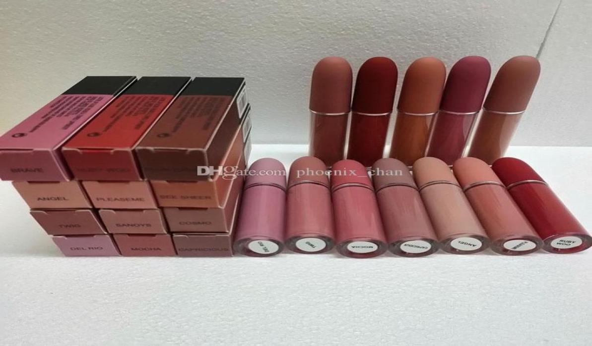 

Lip Gloss matte Lipstick Lip Gloss 12 colors Makeup Luster Retro Lipsticks Frost Sexy Matte Lipsticks 45g 12 colors lipsticks DHL6544722, Mixed color
