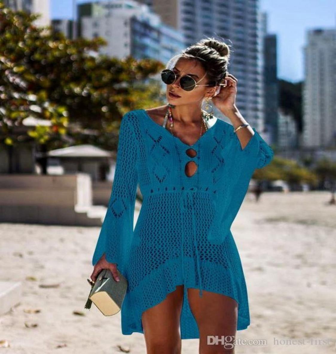 

2021 summber Nblossoms Beach bikini blouses equipment ew Dark cashew sunscreen and colors CoverUps mix order7890444