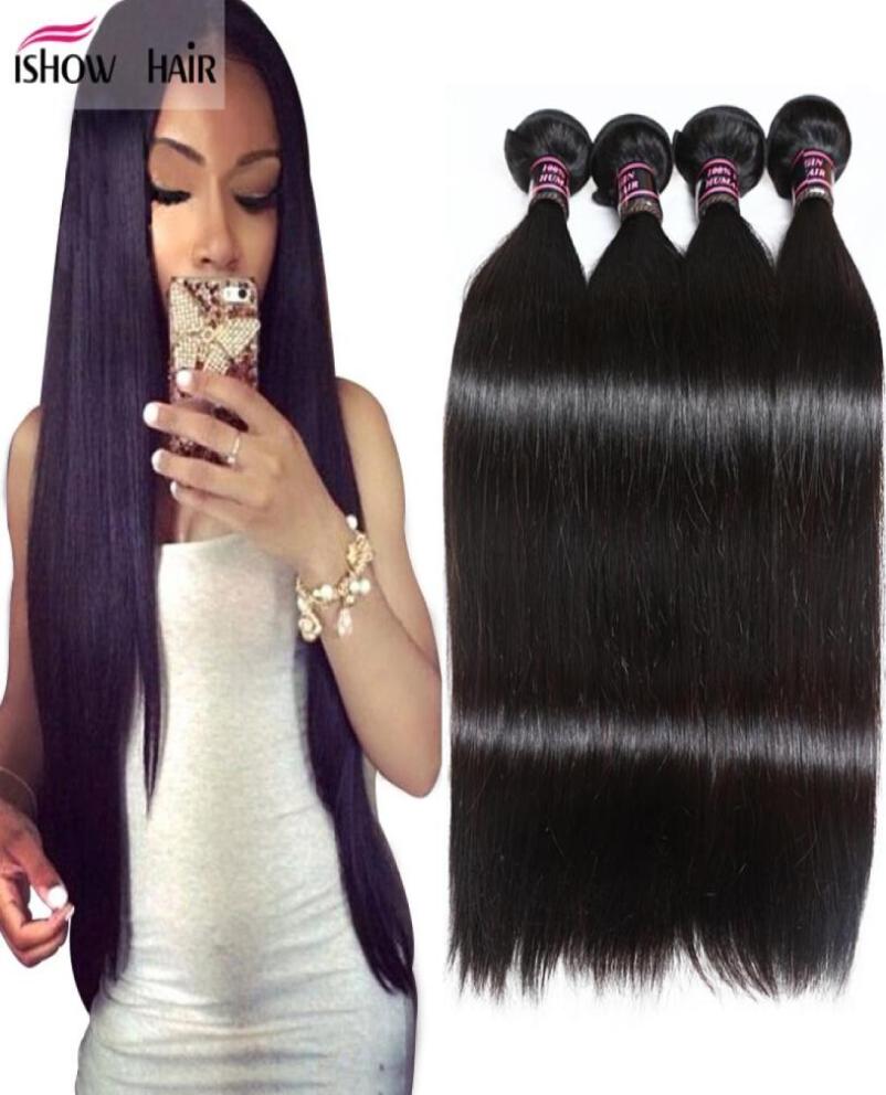 

8A Mink Brazillian Straight Unprocessed Brazilian peruvian Virgin Human Hair Bundles Whole Vrigin Malaysian Hair Straight Hair53288033786, Natural color