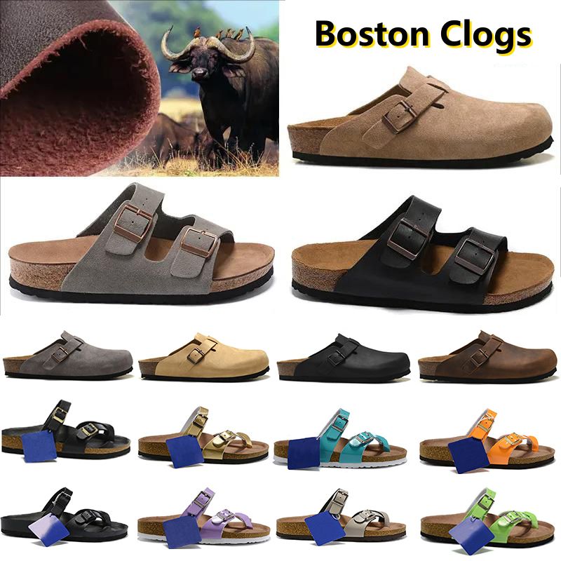 

Designer Sandals men women Sandals Birk Sandal Boston clog slippers flip flops hombres Beach Slider Outdoor Indoor Woody mules cork flat slide, 22