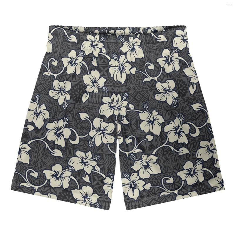 

Men' Shorts Polynesian Tribal Pohnpei Totem Tattoo Prints Soft Men Casual Jogging Sport Short Pants Summer Male Running Loose, Hdrd1400bz19