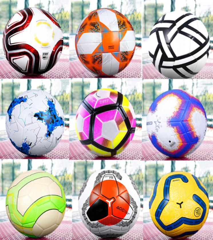 

Soccer high quality son Final KYIV size 5 balls granules slip resistant football PU Sewing Match Training Ball4138139