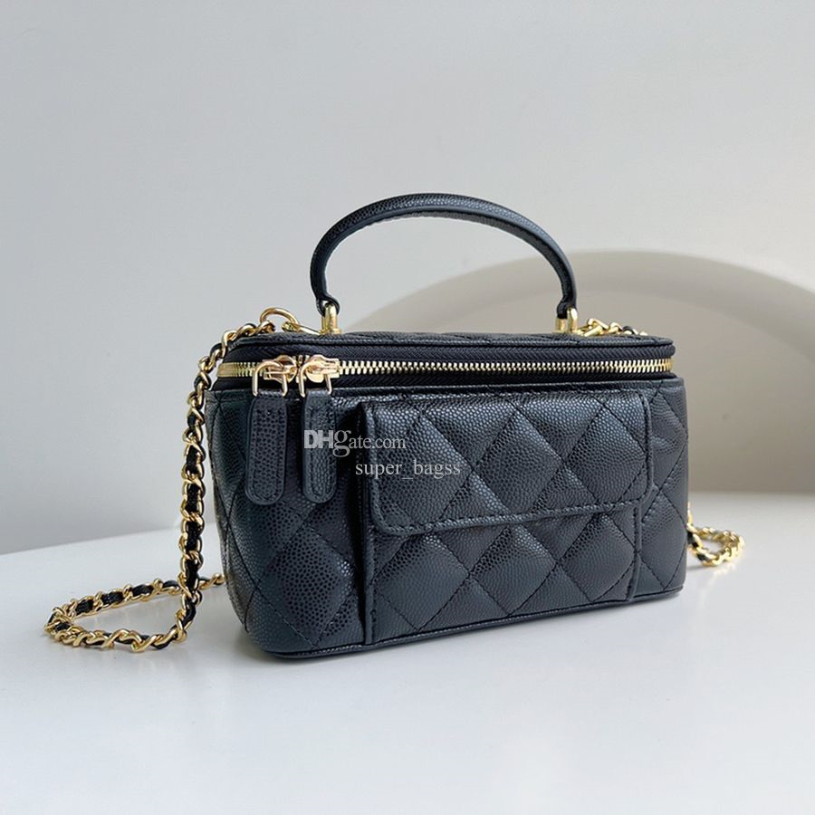 

designer bag YC095 With Crossbody 17CM Genuine leather Box bag bag lady Cosmetic bag Handbag Shoulder