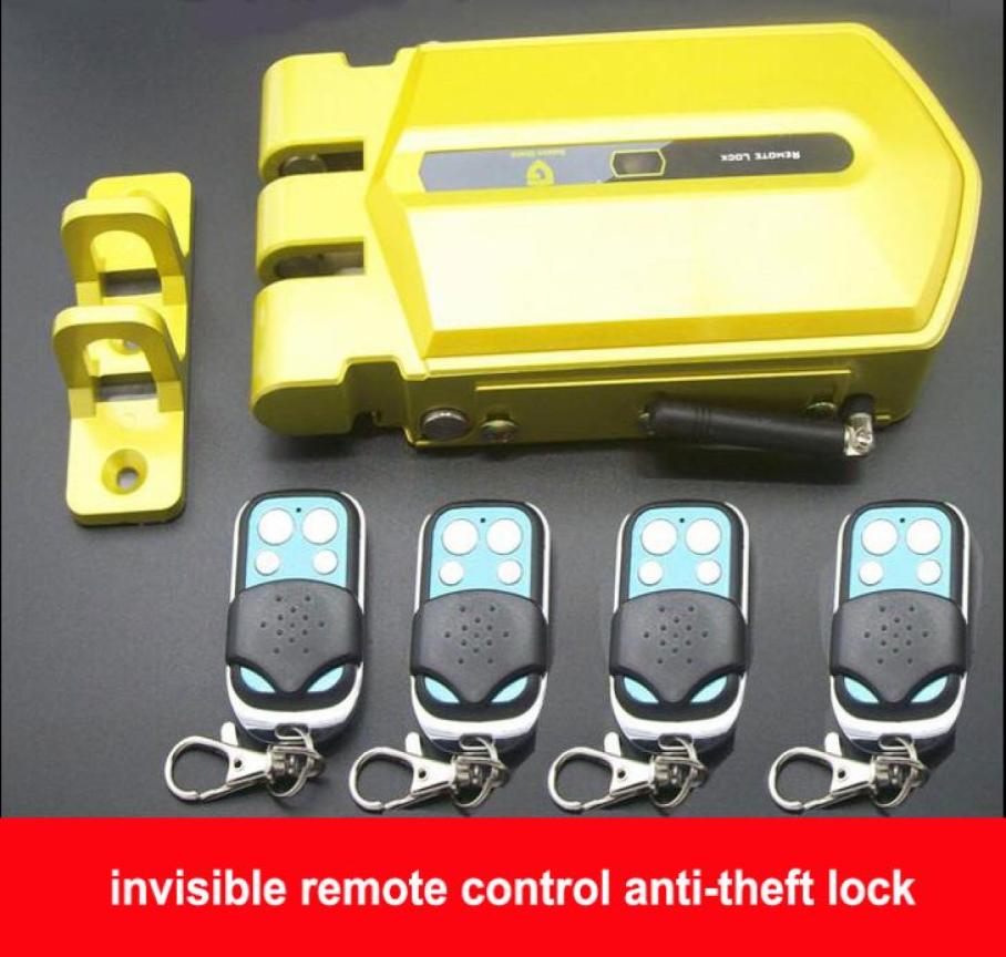 

Electronic invisible lockwith remote controllersmart security Antitheft lock indoor install suit for homeImportant door3406386