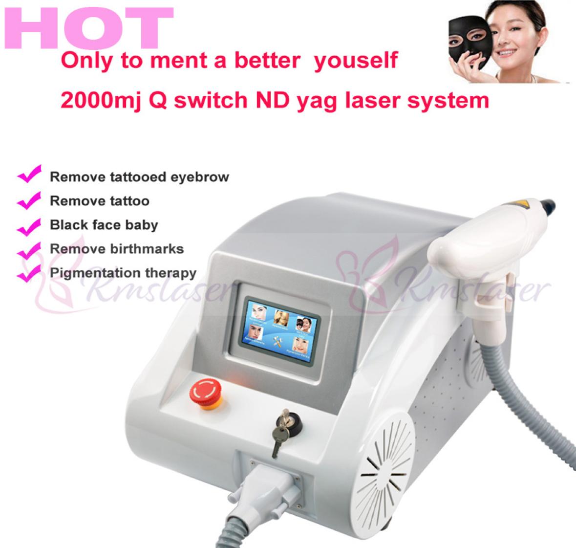 

2000mj Touch Screen Q Switch Nd Yag Laser Tattoo Removal Machine Pigments Removal 1064nm 532nm 1320nm1290866