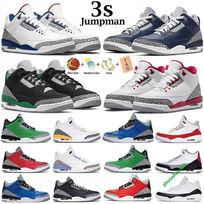 

Pine Green Jumpmans 3 Men Basketball Shoes 3s Black Cement Racer Blue Fire Red Court Purple Cool Grey UNC Laser Orange Katrina Mens Sneakers Sports