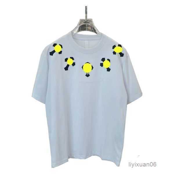 

Mens t Shirt Designer Men Chrome Thirts Heart Ch Letters Short Sleeve Casual Summer Chromees Hearts Tee Clothingnjiy 13 PHG8, 14