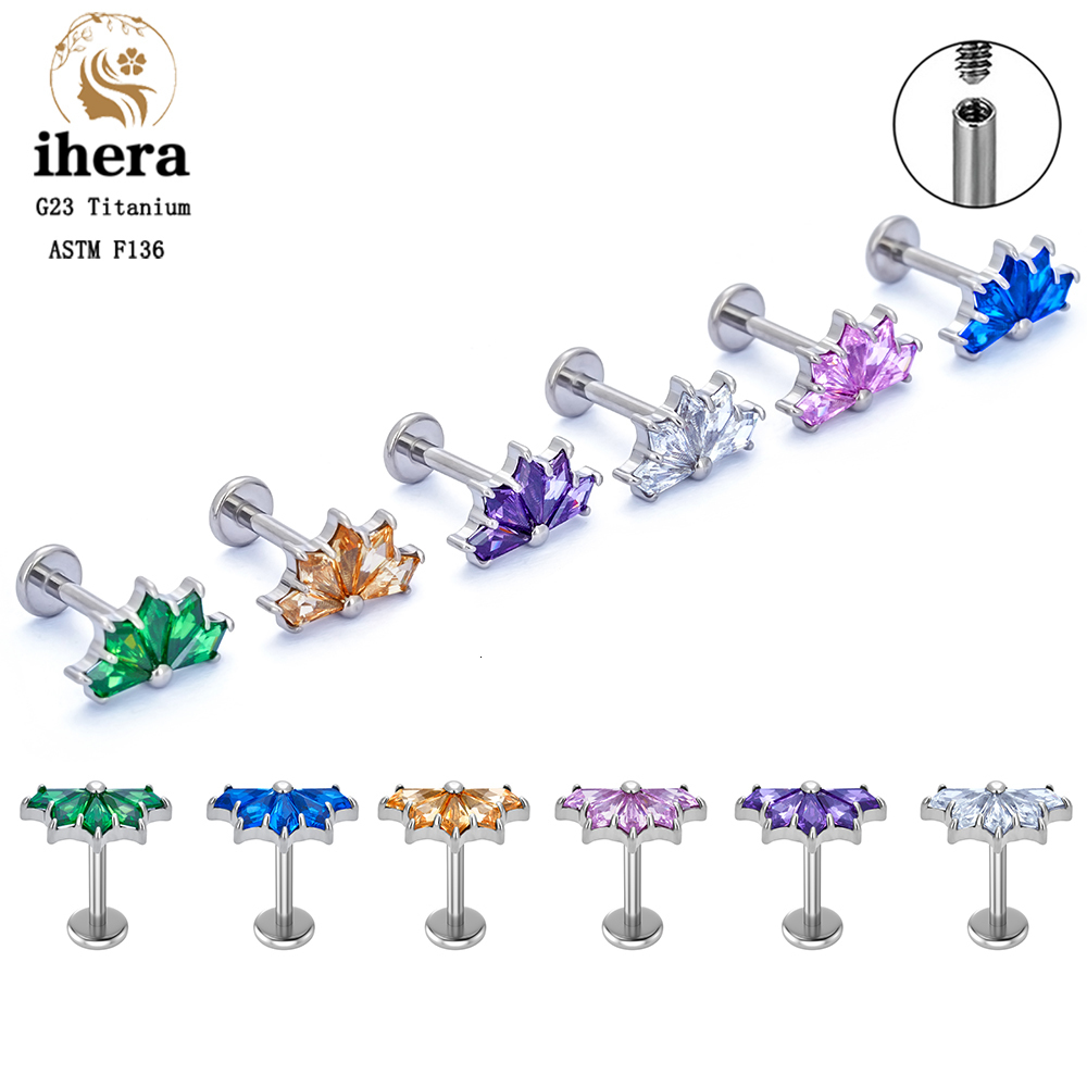 

Navel Bell Button Rings G23 16G Kite Shape Piercing Stud Earrings ASTM 36 Lip Labret Ear Cartilage Tragus Helix Conch Jewelry 230628