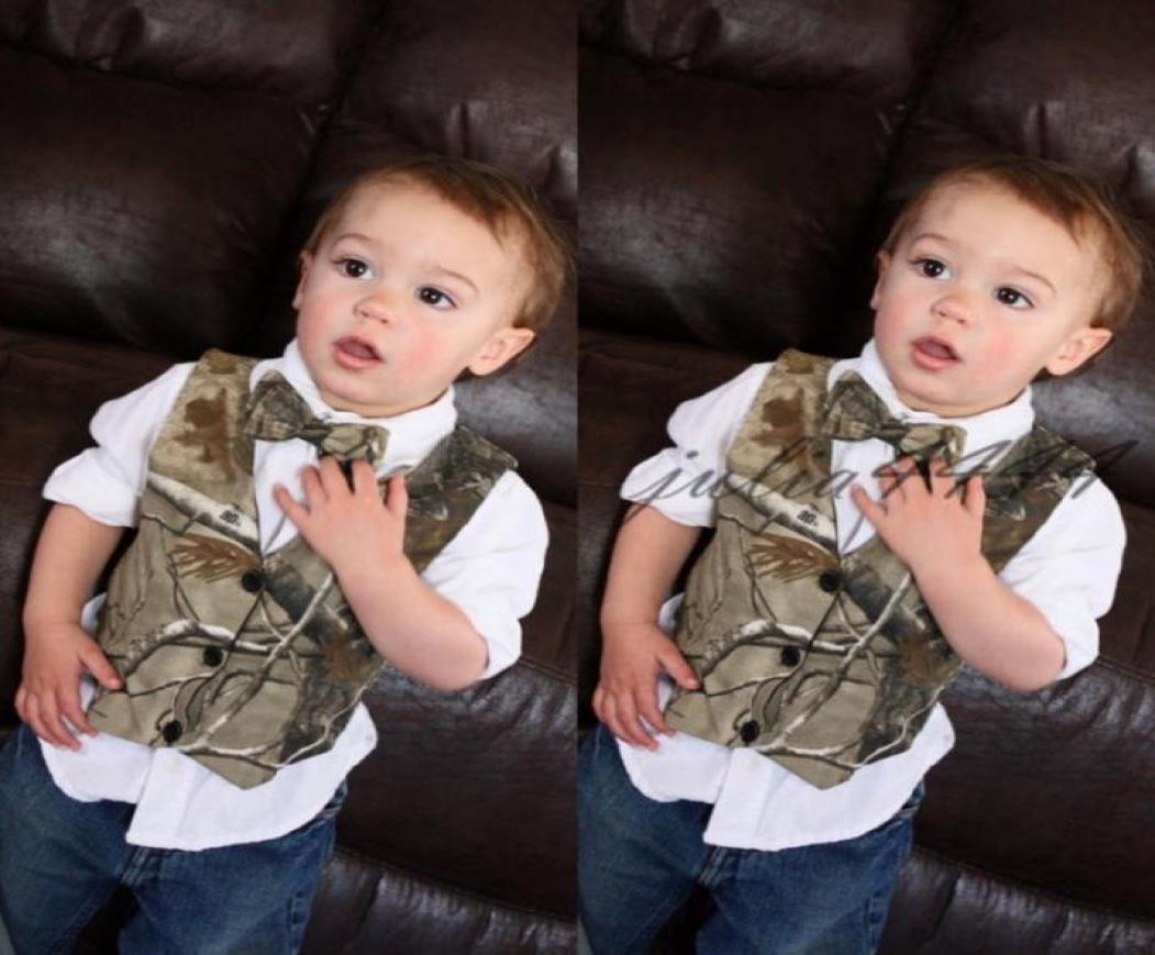 

2020 Custom Camo Boy039s Formal Wear Camouflage Real Tree Satin Vest Cheap Only Vest For Wedding Kids Boy Formal Wear9996109, Same as image