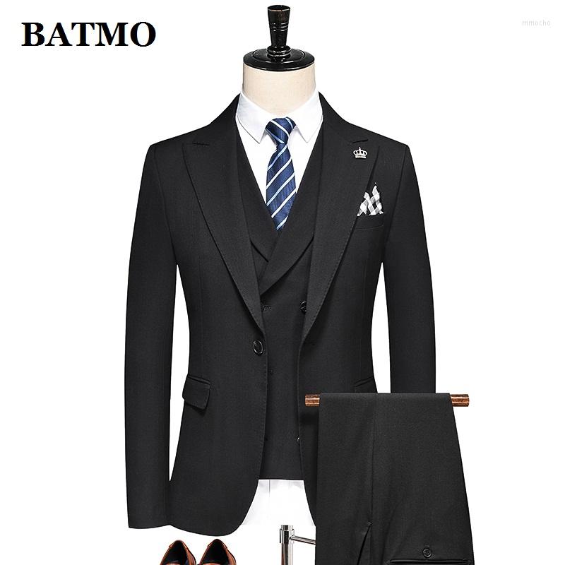 

Men's Suits BATMO 2023 Arrival Spring High Quality Casual Men Male Wedding Dress Plus-size -5XL A41, Beige