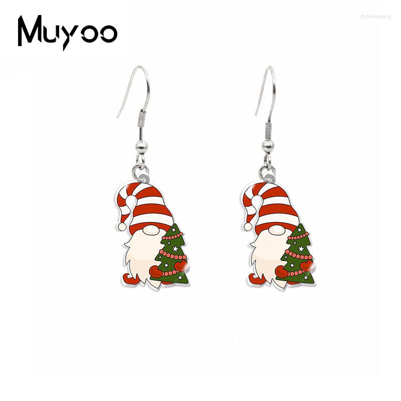 

Dangle Earrings 2023 Merry Christmas Gnome Earring Holiday Acrylic Fish Hook Cute Epoxy Jewelry Gifts