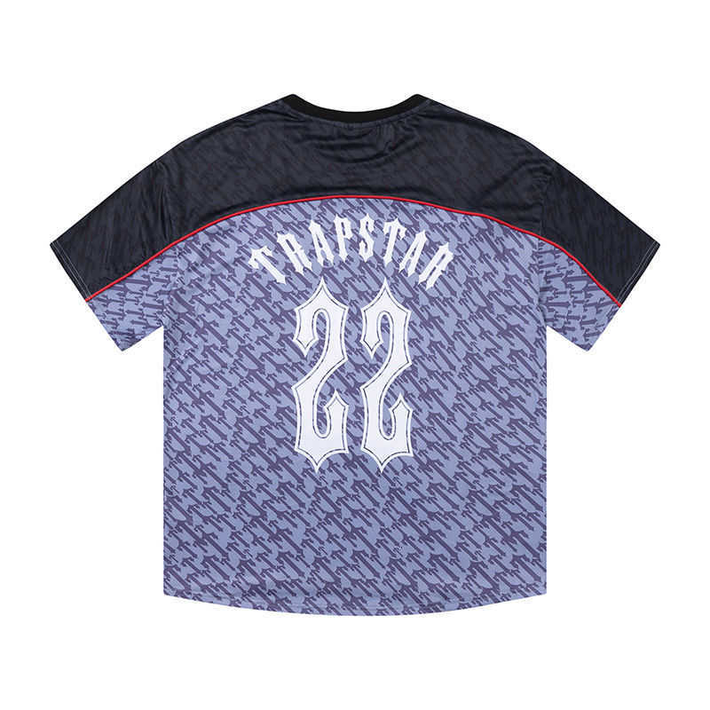 

Designer Mens Shirt Trapstar Football Jersey t Shirts Couples Letter T-shirts Women Trapstars Trendy Pullovers Tees K9ii, Purple
