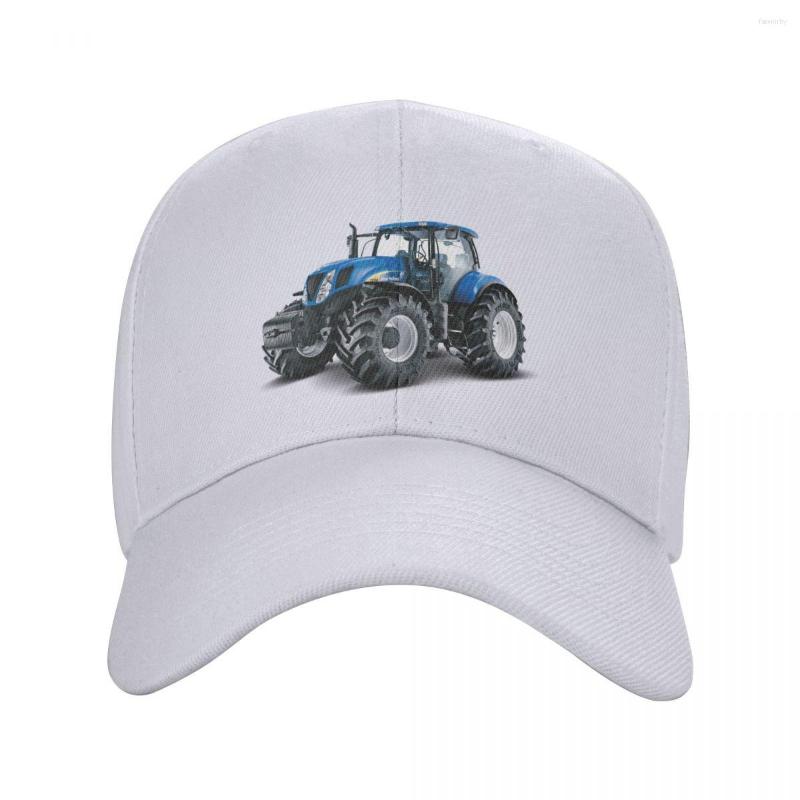

Ball Caps Cool Tractor Baseball Cap Women Men Personalized Adjustable Adult Dad Hat Spring Snapback Trucker Hats, White