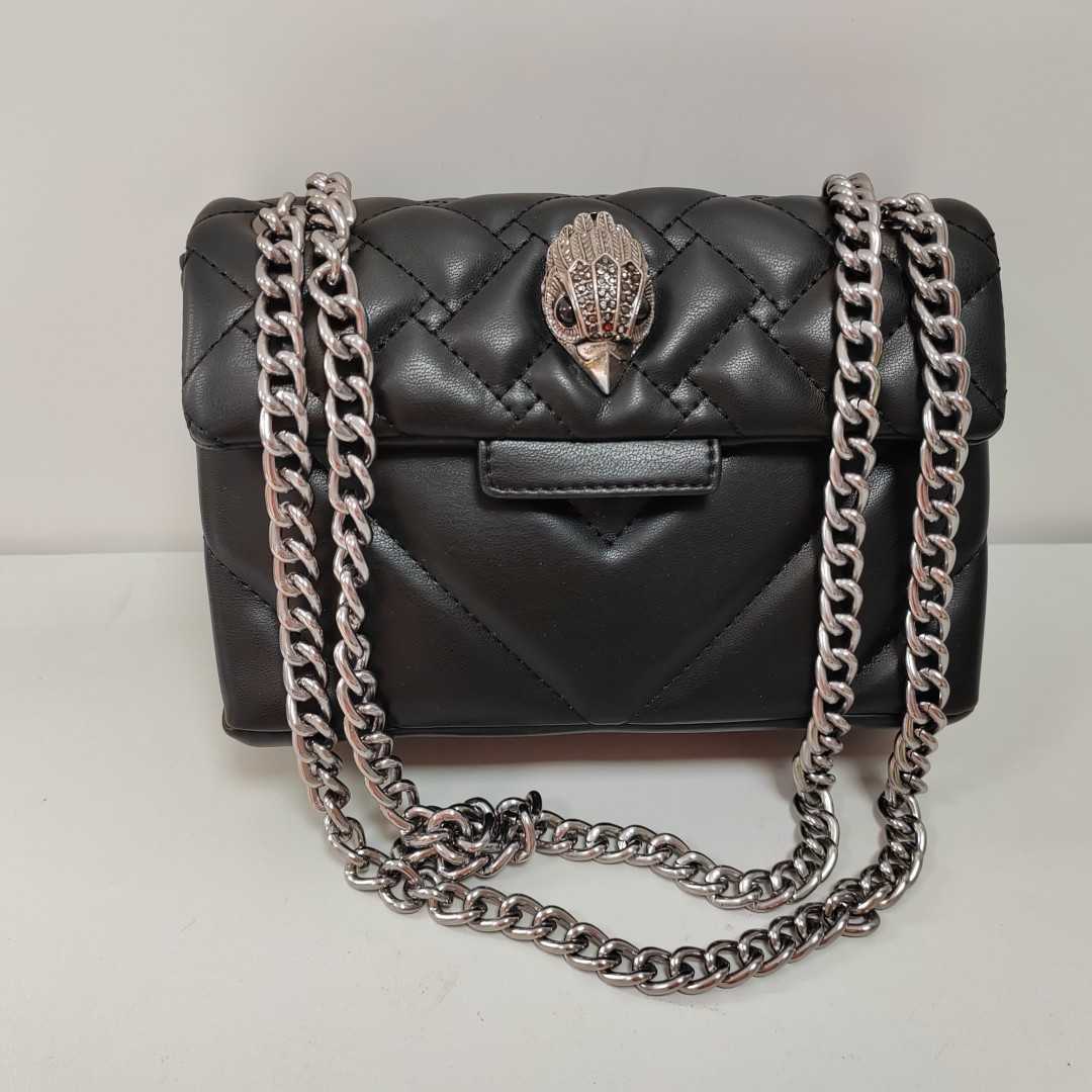 

Cross Body Bags Classic Black Small Square Bag Niche Designer Eagle Head Women s Bag 230629, Black3