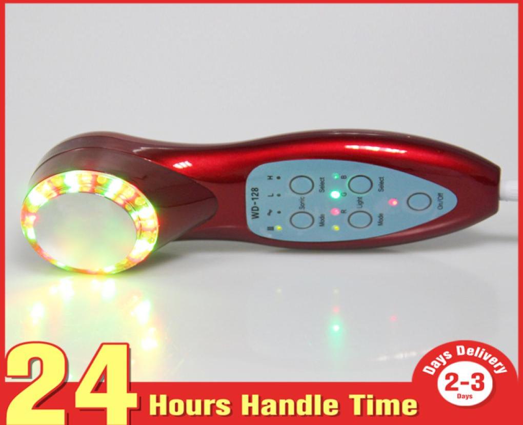 

Anti Aging Pore Deep Cleaning Handy LED Pon 3MHz Ultrasound Anti Aging Beauty Salonl Beauty Device4877782