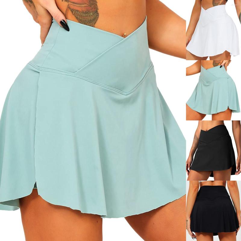 

Skirts Sport Short Skirt For Women Skin-Friendly Vacation Solid Color Women' Summer 2023 Faldas, Black