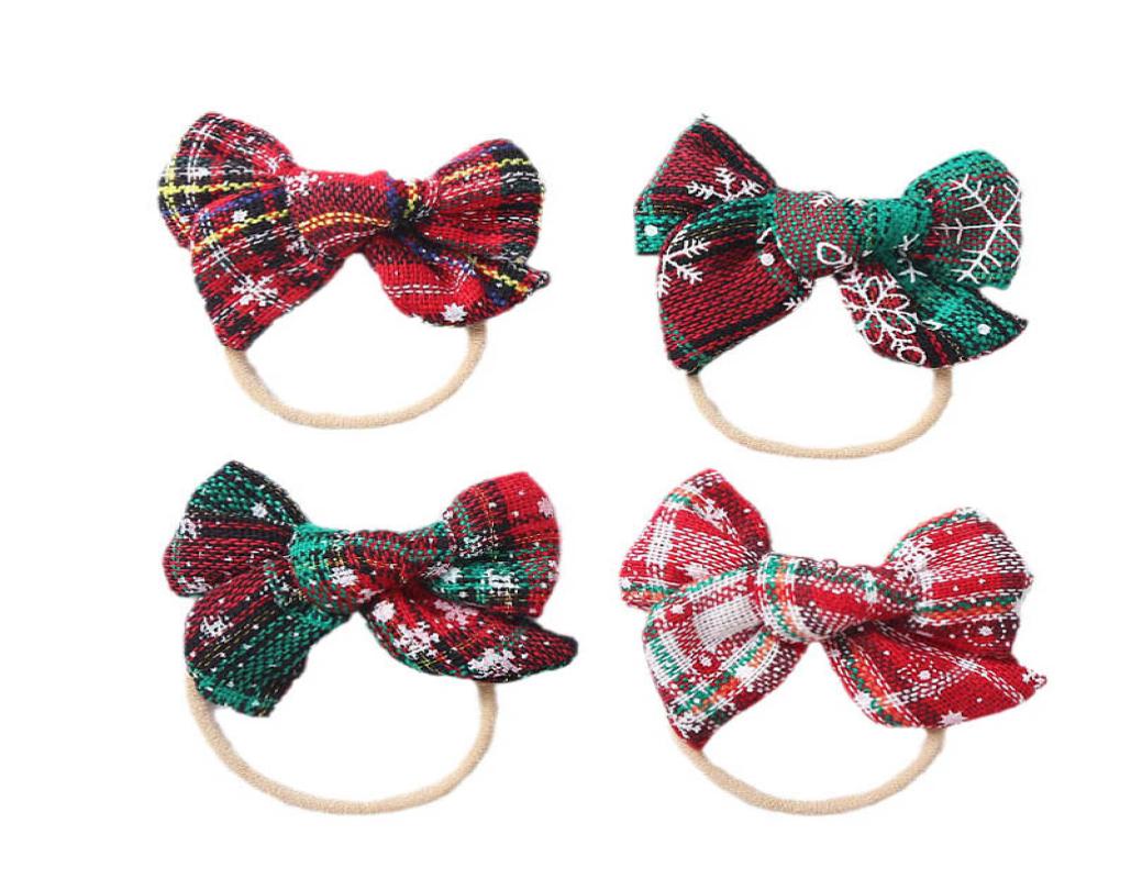 

Girls Hair Accessories Baby Headbands Bows Children Headband Ornament Newborn Christmas Bow Head Bands B85079405373, Multi-color