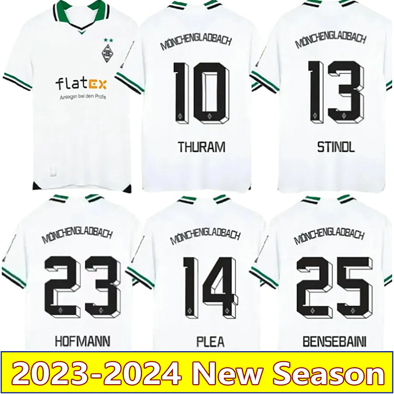 

23 24 Borussia Monchengladbach soccer Jerseys 2023 2024 home Gladbach ELVEDI PLEA ZAKARIA NEUHAUS training kit GINTER THURAM goalkeeper foootball SHIRTS, 23-24 goalkeeper