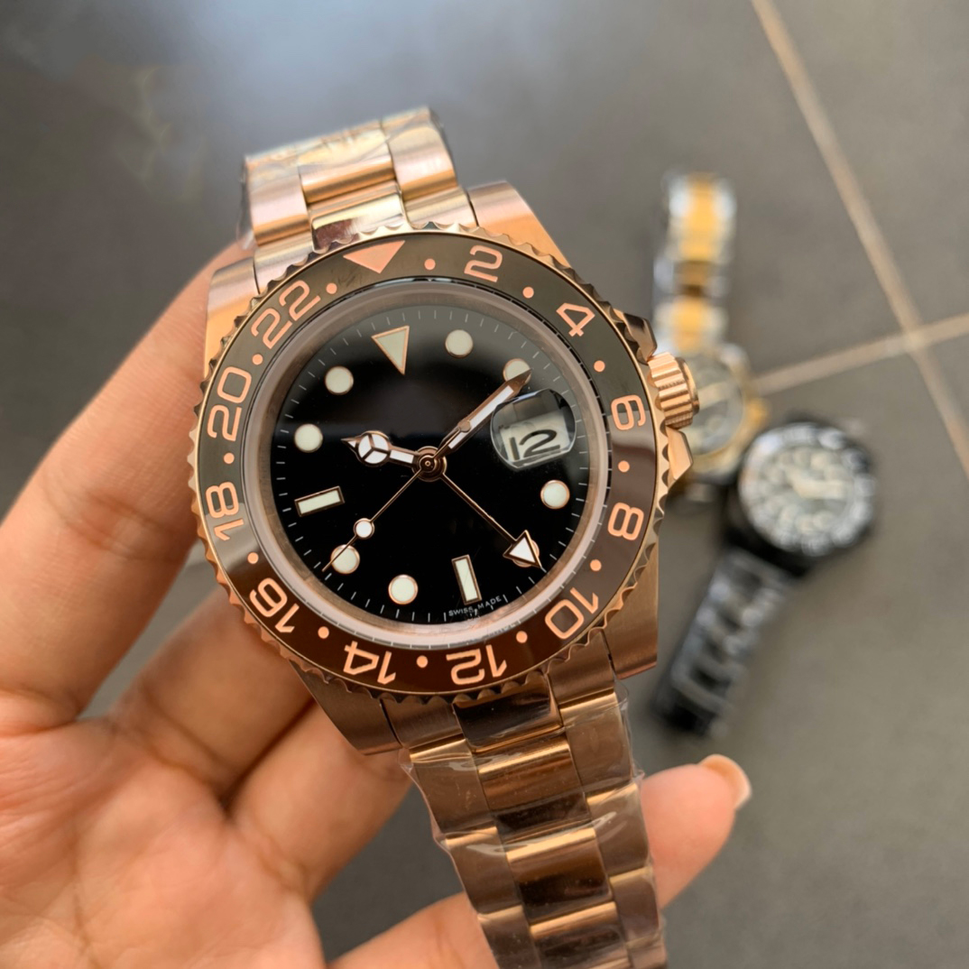 

Super Watch Factory Ceramic Bezel Mens Watch Luxury Designer 40MM Watches Mens 2813Automatic Movement Steel Wristwatch No Box, 22