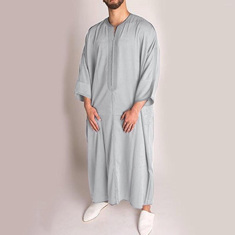 

Men's T Shirts Fall Fashion Mens Summer Short Sleeved Leggings Robe Solid Color One Line Neck Men Western Cowboy