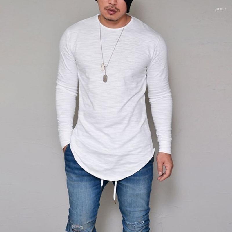

Men's Suits B1582 Summer&Autumn Fashion Casual Slim Elastic Soft Solid Long Sleeve Men T Shirts Male Fit Tops Tee, No box-b1582-1