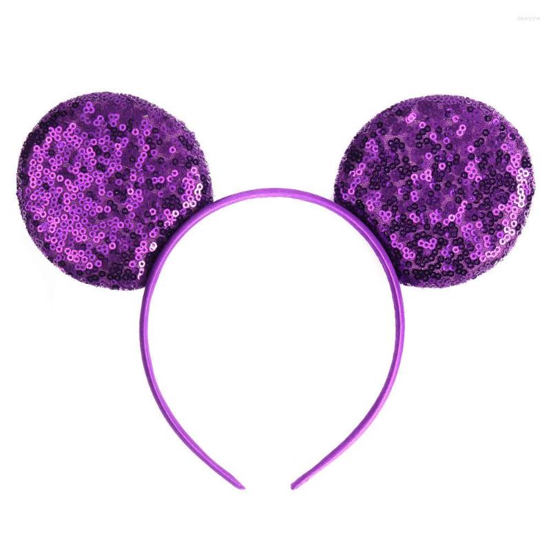 

Hair Accessories Halloween Big Sequins 2023 Mouse Ears Hairband For Girls Glitter Ear Women Kids Festival Headband
