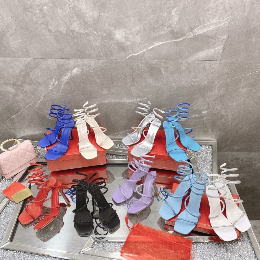 

Caovilla womens Cleo Hot stiletto Heel sandals Margot embellished suede Strass stiletto Heels women's high heeled Luxury Designers Ankle Wraparou n4zd#