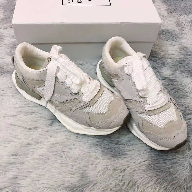 

New Dissolved Shoes MMY Maison Mihara Yasuhiro Thick Sole Casual Women's Shoes Fashion Versatile Retro Sports Dad Shoes Male, Color 3