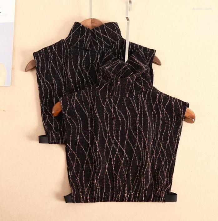 

Bow Ties Women Turtleneck Fake Collar Girls Sweater Blouse Tops False Stand Detachable Shirt Collars Female Nep Kraagie6572579