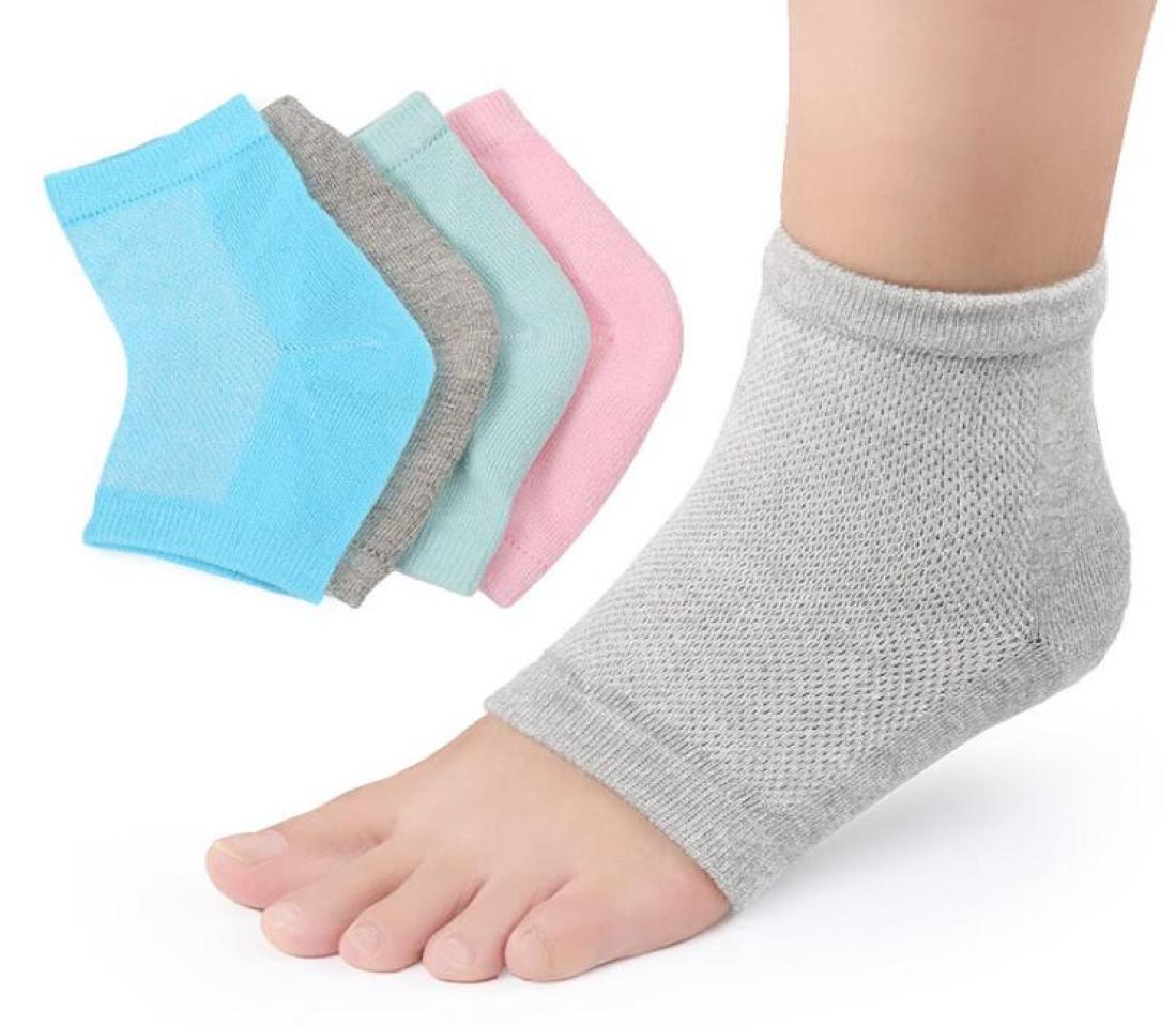 

10pairs Silicone Gel Heel Socks Moisturing Spa Gel Socks feet care Cracked Foot Dry Hard Skin Protector Maquiagem2663342